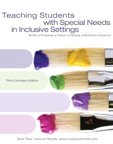 9780205759286: Teaching Students with Special Needs in Inclusive Settings Third Canadian Edition