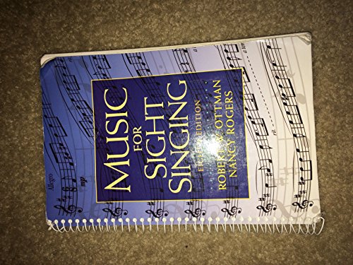 Imagen de archivo de Music for Sight Singing (8th Edition) a la venta por Ergodebooks