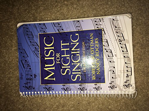 Stock image for Music for Sight Singing (8th Edition) for sale by BooksRun