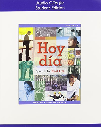 Stock image for Audio CDs for Hoy dia: Spanish for Real Life, Volume 1 for sale by Iridium_Books