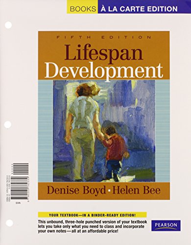 Imagen de archivo de Lifespan Development: Books a La Carte a la venta por HPB-Red