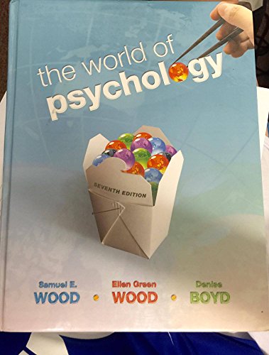 Beispielbild fr The World of Psychology (7th Edition) zum Verkauf von BooksRun