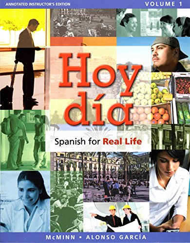 9780205769827: Hoy dia: Spanish for Real Life. Volume 1 (Annotated Instructor's Edition) – 2011