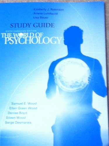 Stock image for Study Guide for The World of Psychology, Sixth Canadian Edition for sale by BMV Bloor