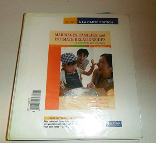 Imagen de archivo de Marriages, Families, and Intimate Relationships, Books a la Carte Edition (2nd Edition) a la venta por HPB-Red