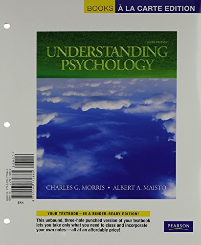 Imagen de archivo de Understanding Psychology, Books a La Carte Edition a la venta por HPB-Red