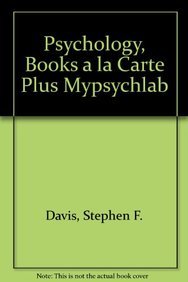 Psychology + Mypsychlab: Books a La Carte (9780205775200) by Davis, Stephen F.; Palladino, Joseph J.