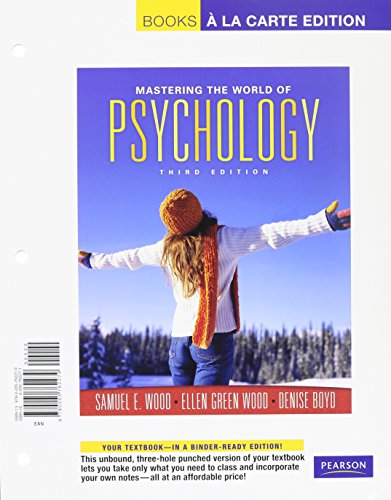 Mastering the World of Psychology [With Mypsychlab] (Books a la Carte) (9780205775262) by [???]