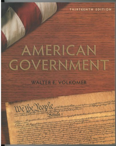 Beispielbild fr American Government zum Verkauf von BooksRun