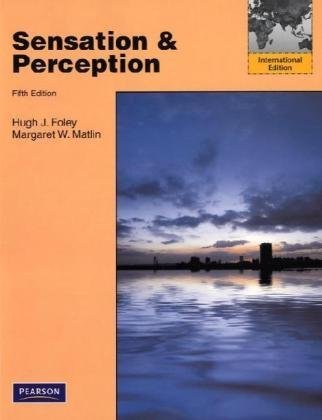9780205780556: Sensation and Perception: International Edition