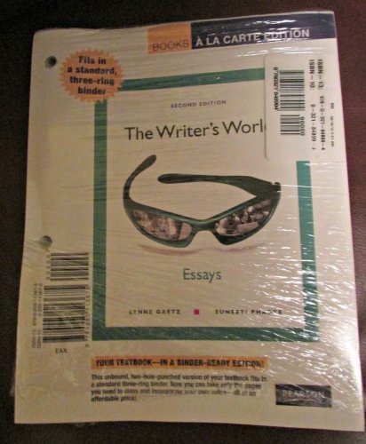 Beispielbild fr The Writer's World: Essays zum Verkauf von ThriftBooks-Atlanta