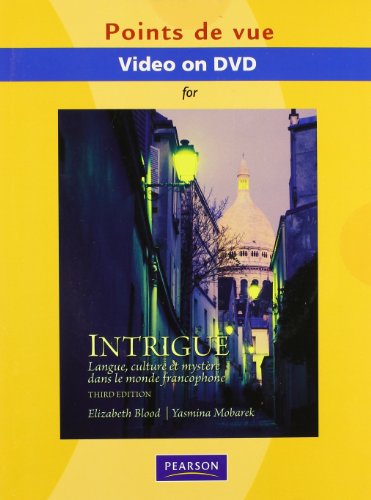 Video on DVD for Intrigue: langue, culture et mystÃ©re dans le monde francophone (9780205783090) by Blood Ph.D., Elizabeth A.; Mobarek Ph.D., Yasmina