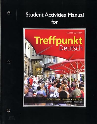 Stock image for Student Activities Manual for Treffpunkt Deutsch: Grundstufe for sale by ThriftBooks-Atlanta