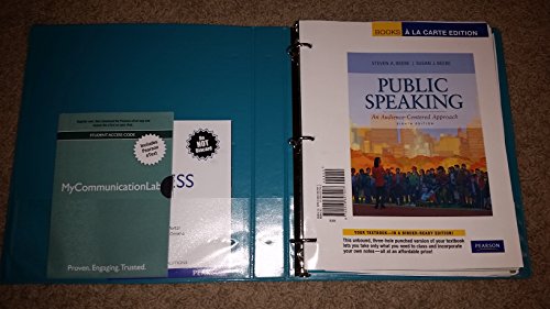 Immagine dell'editore per Public Speaking: An Audience-Centered Approach venduto da ThriftBooks-Atlanta