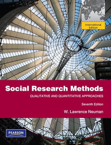 9780205786831: Social Research Methods: Qualitative and Quantitative Approaches: International Edition