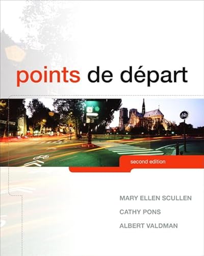 Points de dÃ©part (9780205788408) by Scullen, Mary Ellen; Pons, Cathy; Valdman, Albert