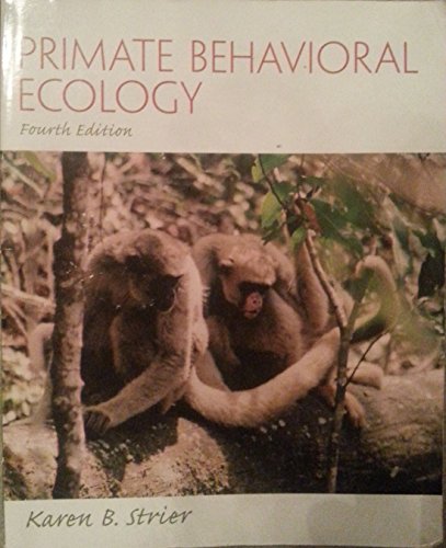 9780205790173: Primate Behavioral Ecology
