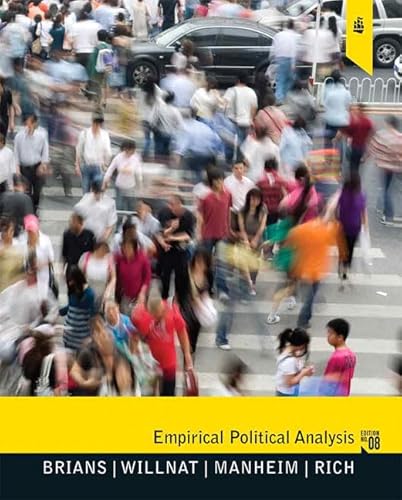 Beispielbild fr Empirical Political Analysis, 8th Edition zum Verkauf von BooksRun