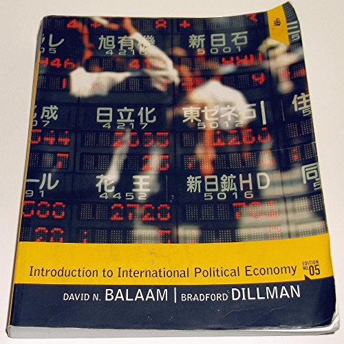 Beispielbild fr Introduction to International Political Economy zum Verkauf von Better World Books: West