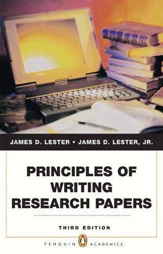 9780205791828: Principles of Writing Research Papers (Penguin Academics)