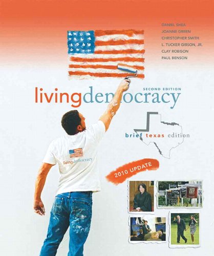 Beispielbild fr Living Democracy, 2010 Update, Brief Texas Edition (2nd Edition) zum Verkauf von HPB-Red