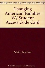Stock image for Changing American Families W/ Student Access Code Card for sale by Iridium_Books
