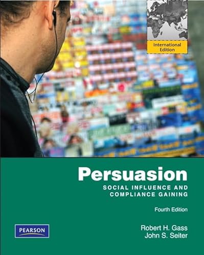 Imagen de archivo de Persuasion, Social Influence, and Compliance Gaining: International Edition 4ed a la venta por Reuseabook