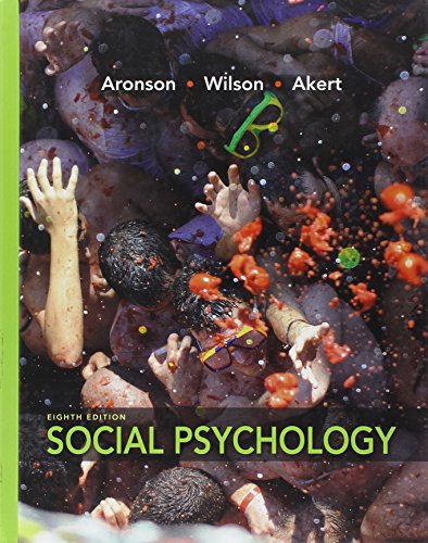 Beispielbild fr Social Psychology zum Verkauf von Better World Books