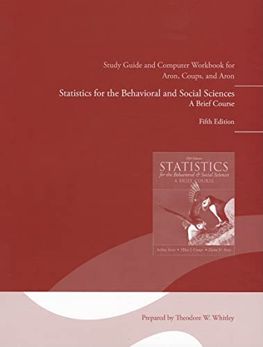 9780205797295: Study Guide and Computer Workbook for Statistics for the Behavioral and Social Sciences: A Brief Course