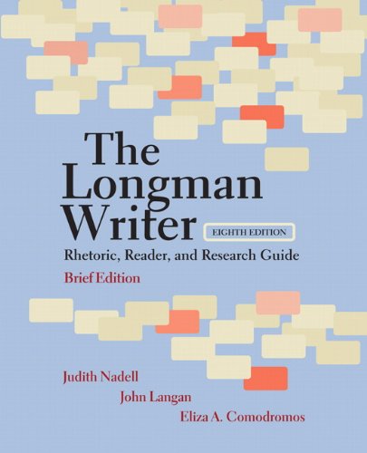 Beispielbild fr The Longman Writer: Rhetoric, Reader, and Research Guide zum Verkauf von Decluttr