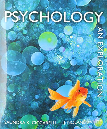Psychology + Mypsychlab Pegasus With Pearson Etext: An Exploration (9780205799084) by Ciccarelli, Saundra K.; White, J. Noland