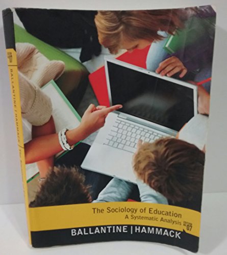 Stock image for The Sociology of Education (7th Edition) for sale by Reliant Bookstore