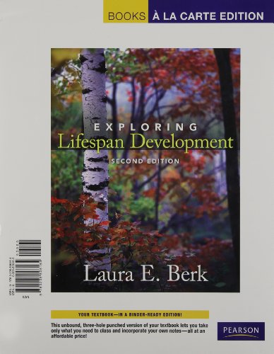 Stock image for Exploring Lifespan Development, Books a la Carte Edition (2nd Edition) for sale by HPB-Red