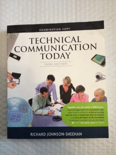 Stock image for Technical Communication Strategies for Today Instructor's Edition for sale by BookHolders