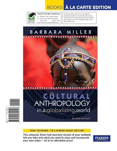 Stock image for Cultural Anthropology in a Globalizing World, Books a la Carte Edition (2nd Edition) for sale by Iridium_Books