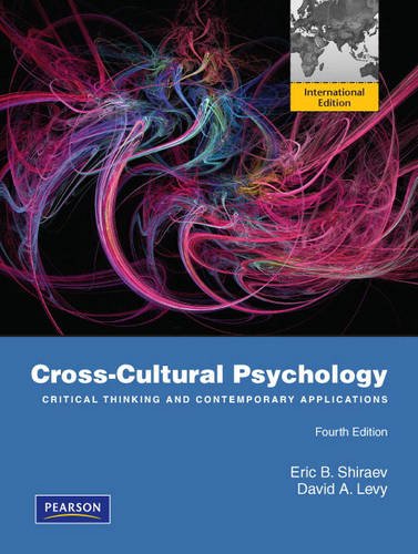 9780205823482: Cross-Cultural Psychology:Critical Thinking and Contemporary Applications: International Edition