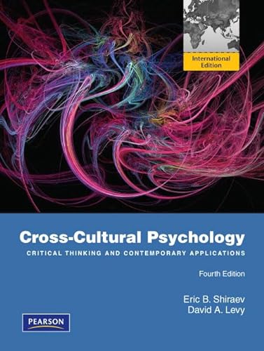 Stock image for Cross-Cultural Psychology: Critical Thinking and Contemporary Applications: International Edition for sale by Studibuch