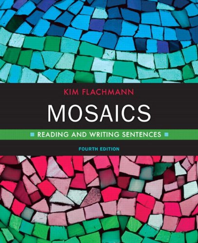 Stock image for Mosaics (Kim Flachmann Mosaics Reading and Writing Sentences) for sale by HPB-Red