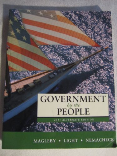 Beispielbild fr Government by the People, 2011 Alternate Edition (24th Edition) zum Verkauf von BooksRun