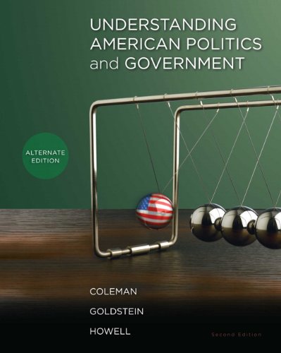 Imagen de archivo de Understanding American Politics and Government, Alternate Edition (2nd Edition) a la venta por SecondSale