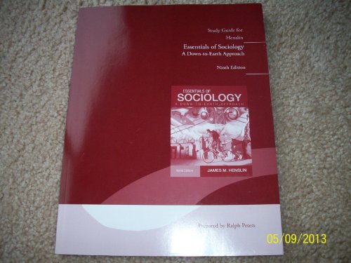 Essentials of Sociology: A Down-to-Earth Approach (9780205834860) by Henslin, James M.