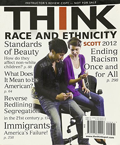 Imagen de archivo de Think Race and Ethnicity a la venta por ThriftBooks-Dallas