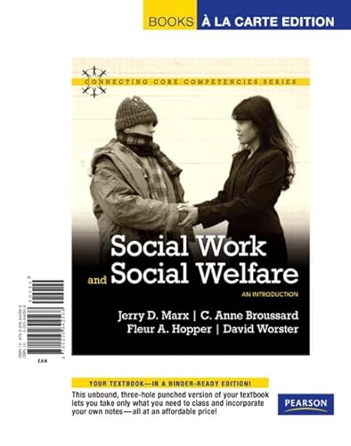9780205842568: Social Work and Social Welfare: An Introduction (Books a la Carte)
