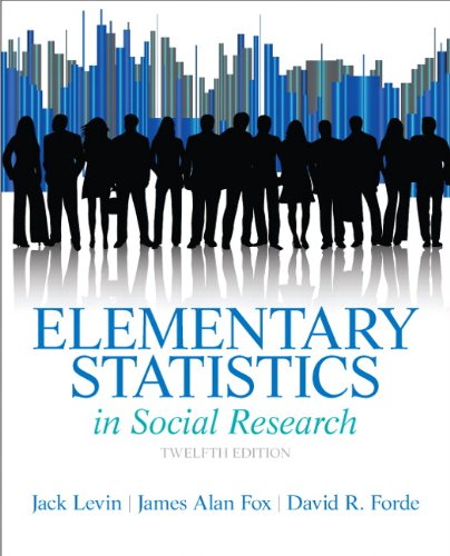 Beispielbild fr Elementary Statistics in Social Research (12th Edition) zum Verkauf von A Team Books