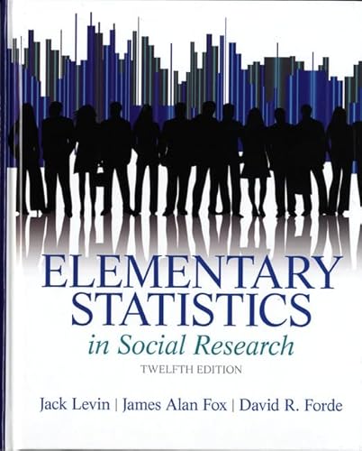 Imagen de archivo de Elementary Statistics in Social Research (12th Edition) a la venta por HPB-Red