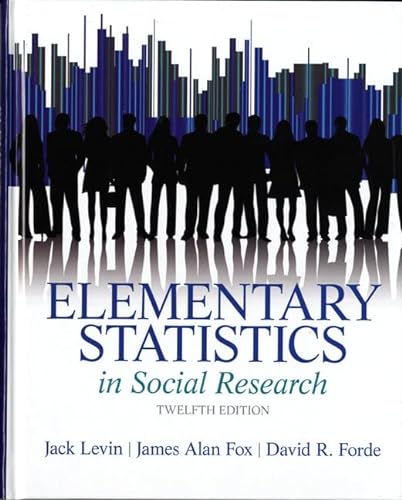 Stock image for Elementary Statistics in Social Research (12th Edition) for sale by A Team Books