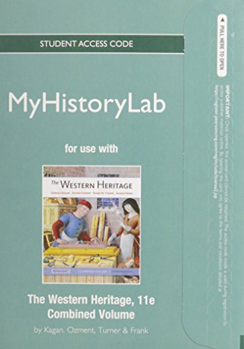 Imagen de archivo de MyHistoryLab -- Standalone Access Card -- for The Western Heritage (NEW!!) a la venta por BookHolders