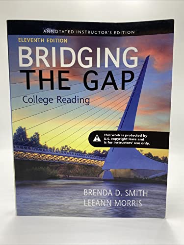 9780205852062: Bridging the Gap