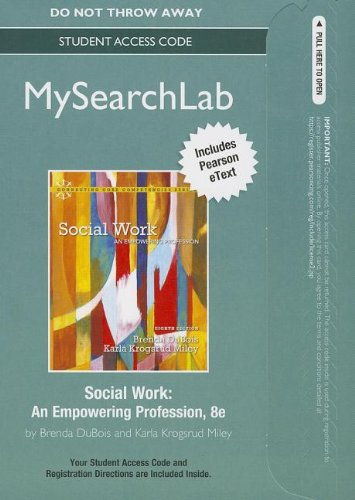 Beispielbild fr Social Work An Empowering Profession zum Verkauf von TextbookRush