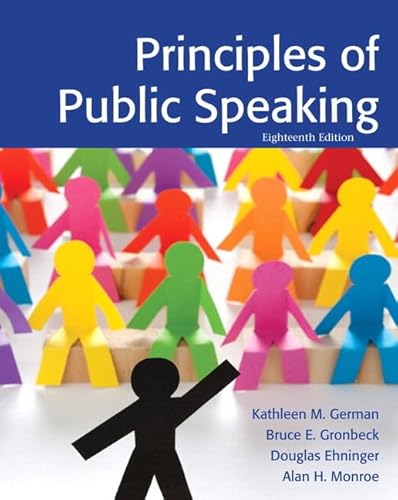 Beispielbild fr Principles of Public Speaking zum Verkauf von dsmbooks